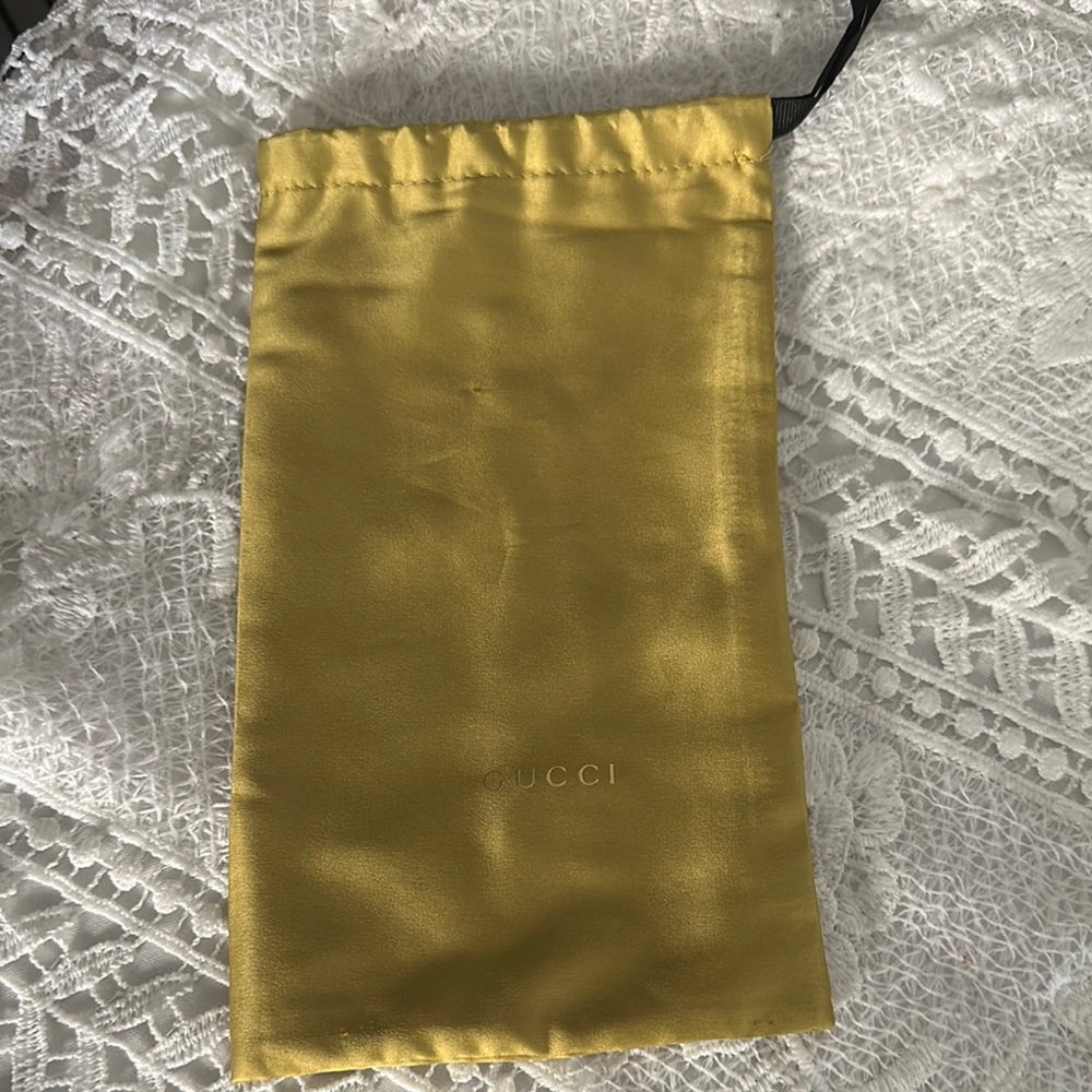 Gucci Golden Satin Pouch
